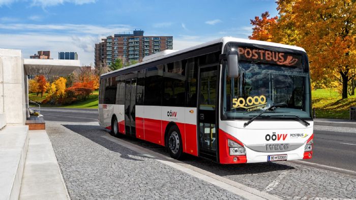 Πενήντα χιλιάδες μονάδες του Crossway έχει κατασκευάσει μέχρι στιγμής η Iveco Bus.